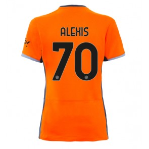 Maillot de foot Inter Milan Alexis Sanchez #70 Troisième Femmes 2023-24 Manches Courte